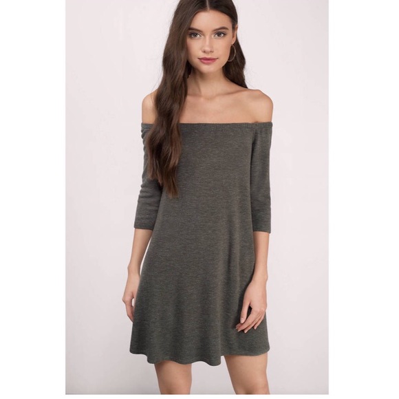 TOBI Ollie Grey Shift Dress size Small🔮 - Picture 1 of 7